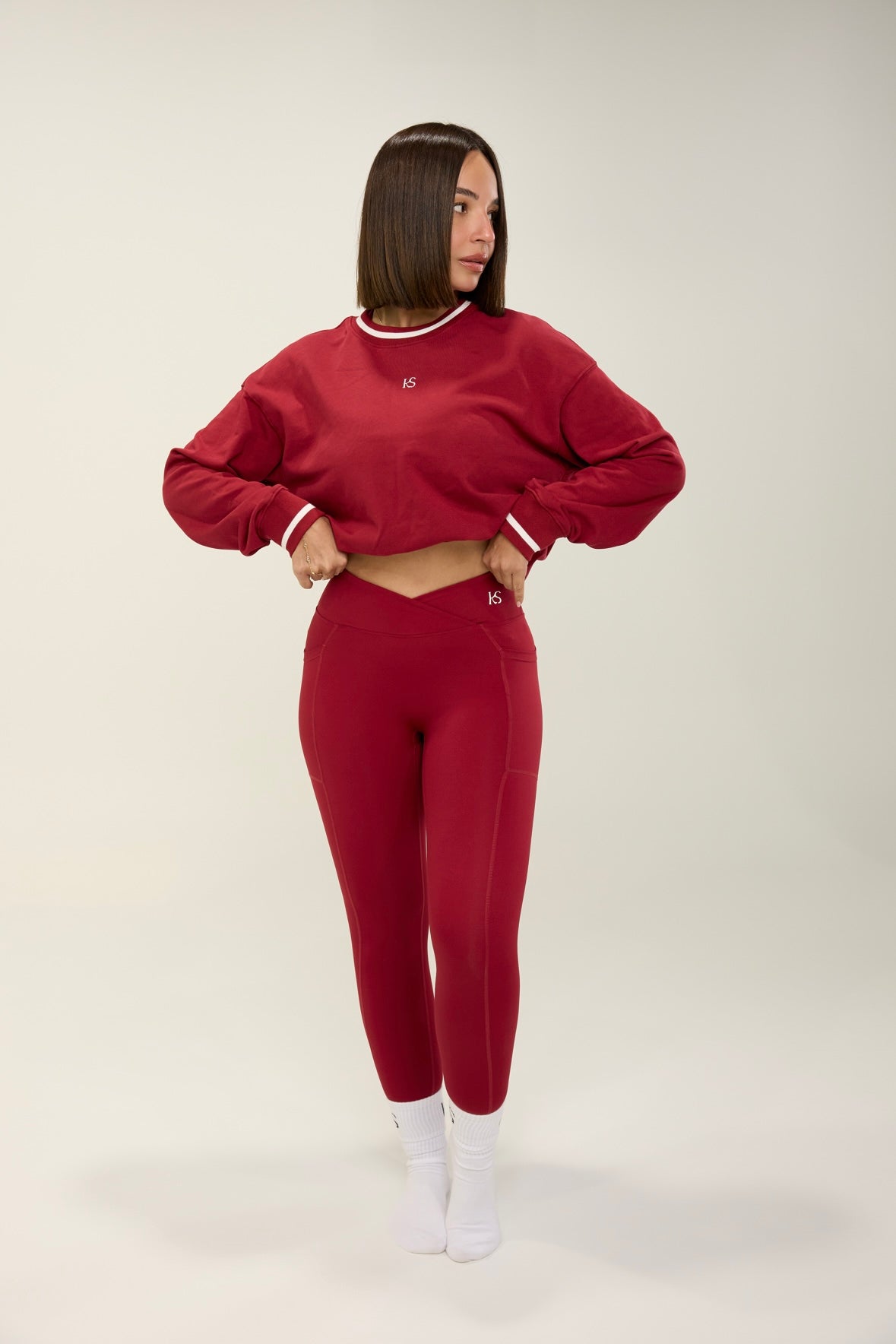 Burgundy Overside Jacket