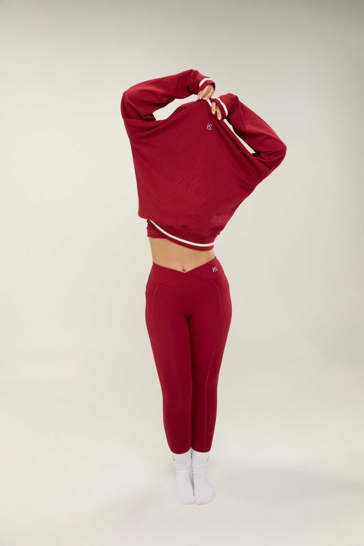 Burgundy Overside Jacket