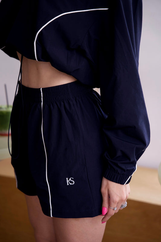 Navy Blue Jacket Set